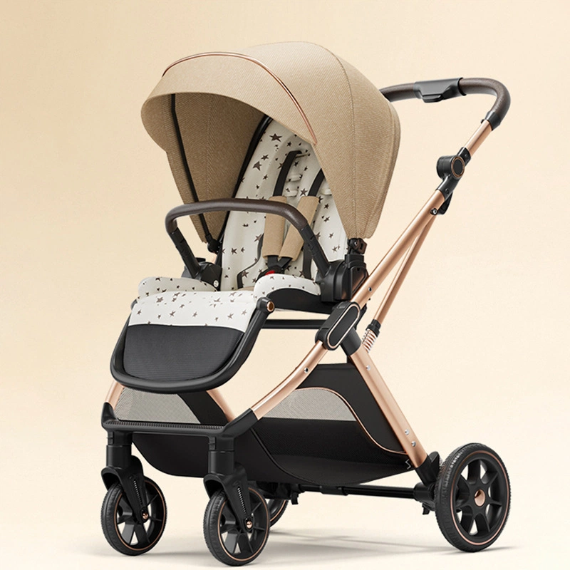 Lightweight Safe Foldable High Landscape Reversible Baby Stroller, New Toddler Stroller, Sit & Lie Flat