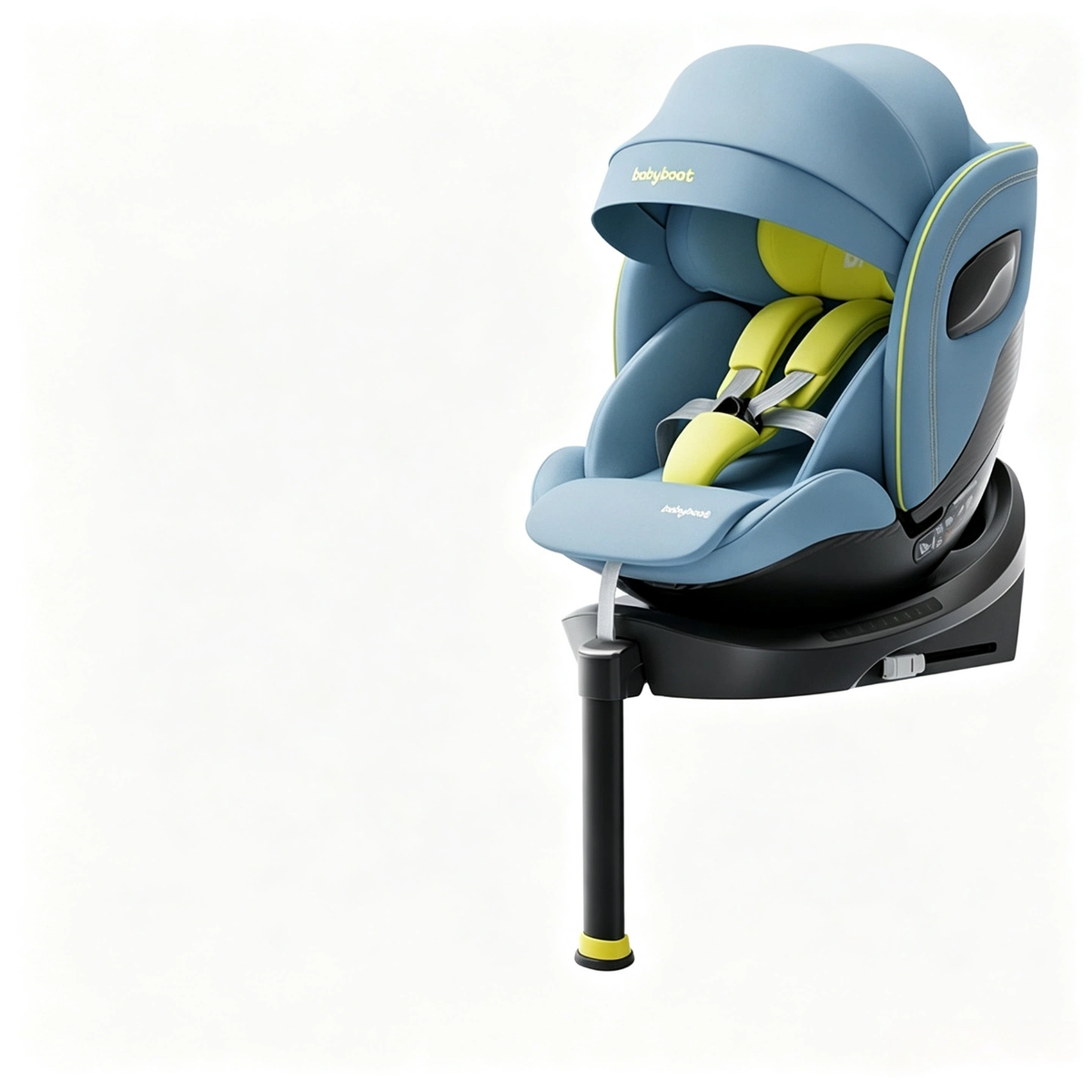 babyboat All-Stage Child Car Seat, Luxury Version, For 0-12 Years Old Babies & Infants, Car Use, Reclining Design