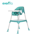 Evenflo 2-in-1 Baby High Chair, Multifunctional Convertible Toddler Dining Chair, Safe & Easy to Use Baby Feeding Seat