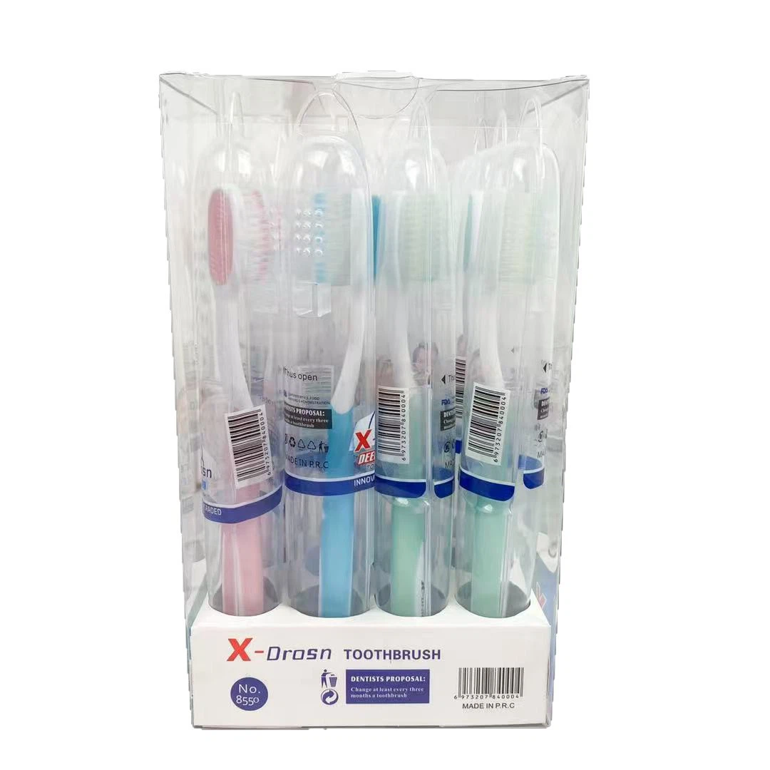 X‑Drosn 2nd‑Gen Upgraded Soft Adult Toothbrush, Individually Cased for Travel & Home