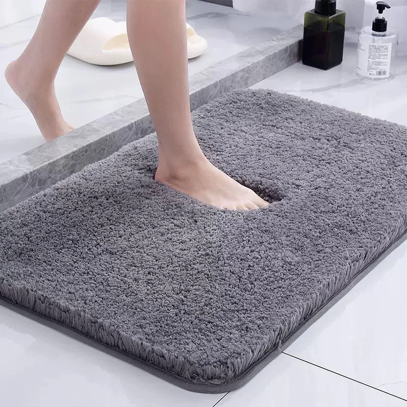 Plush Absorbent Non‑Slip Bathroom Bath Mat Rug